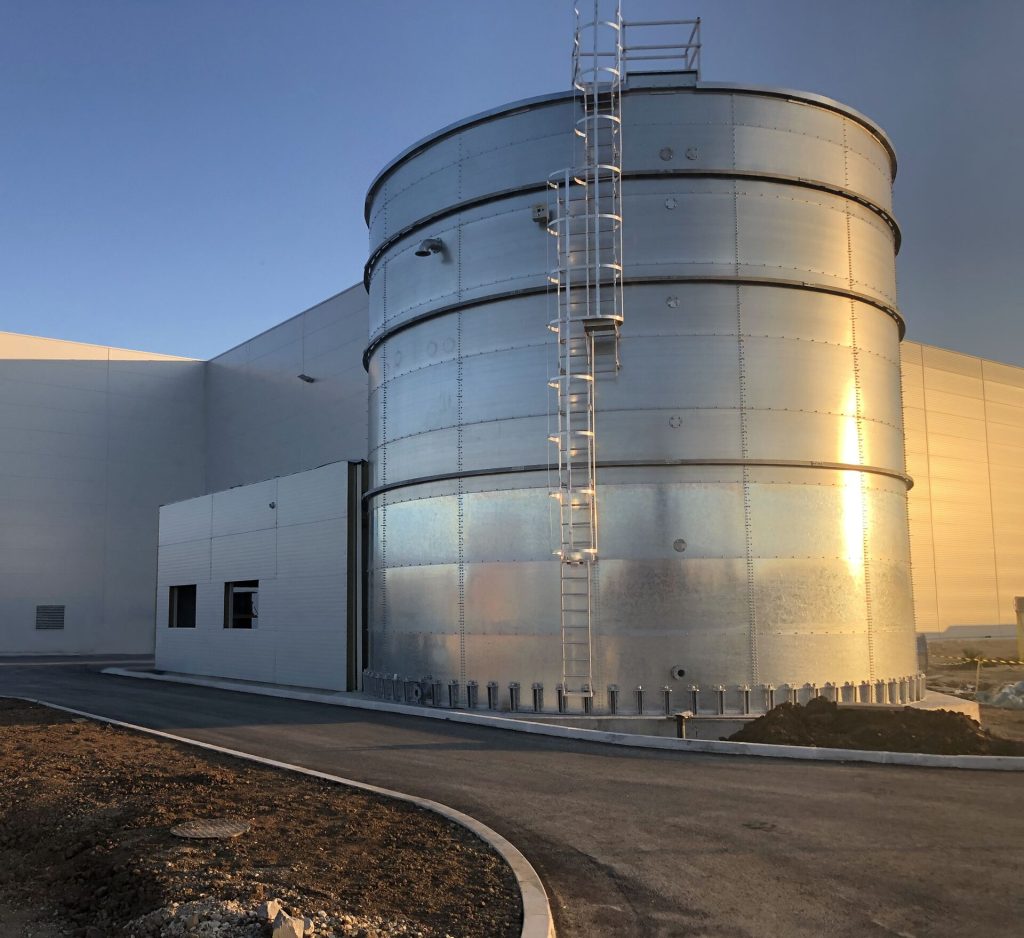 Depósitos de acero galvanizado